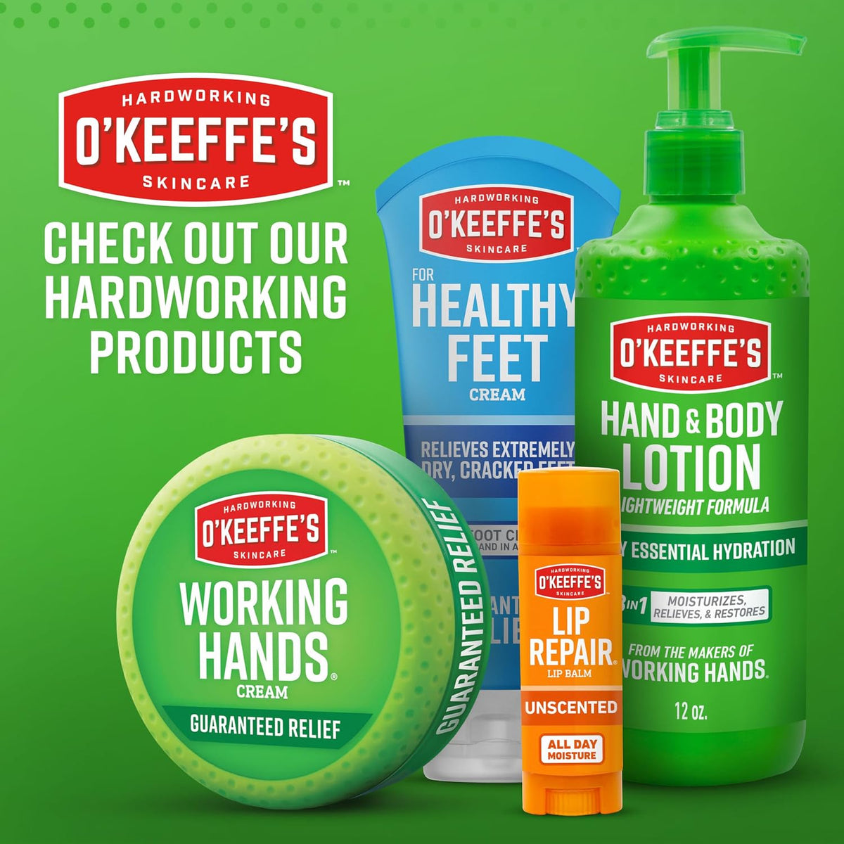 O'Keeffe's Working Hands Cream for Extreme Dryness, 3.4 oz, 2-Pack