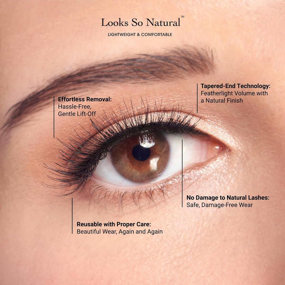 Kiss So Wispy, False Eyelashes, '', 12mm, Includes 5 Pairs Of Lashes, Easy to Apply, Reusable Lash Clusters