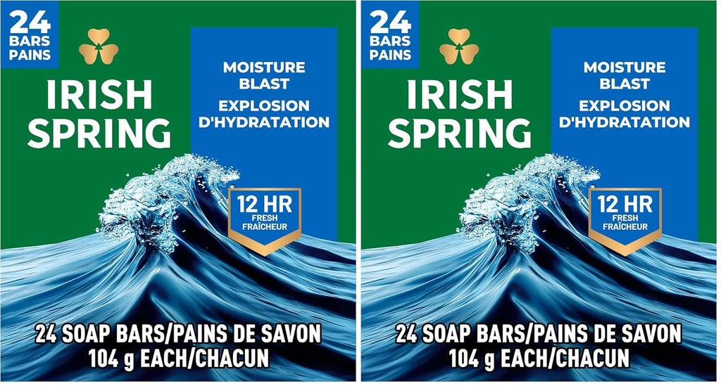 Irish Spring Bar Soap for Men, Original Scent, 3.7 oz (3 Pack)