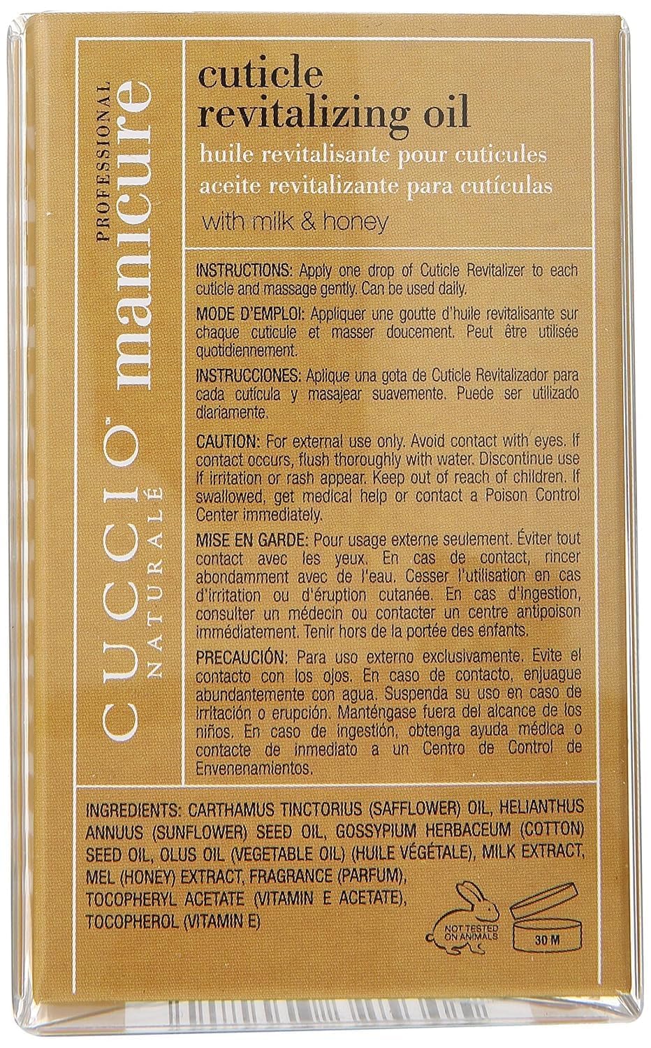 Cuccio Naturale Revitalizing- Hydrating Oil For Repaired Cuticles Overnight - Remedy For Damaged Skin And Thin Nails - P