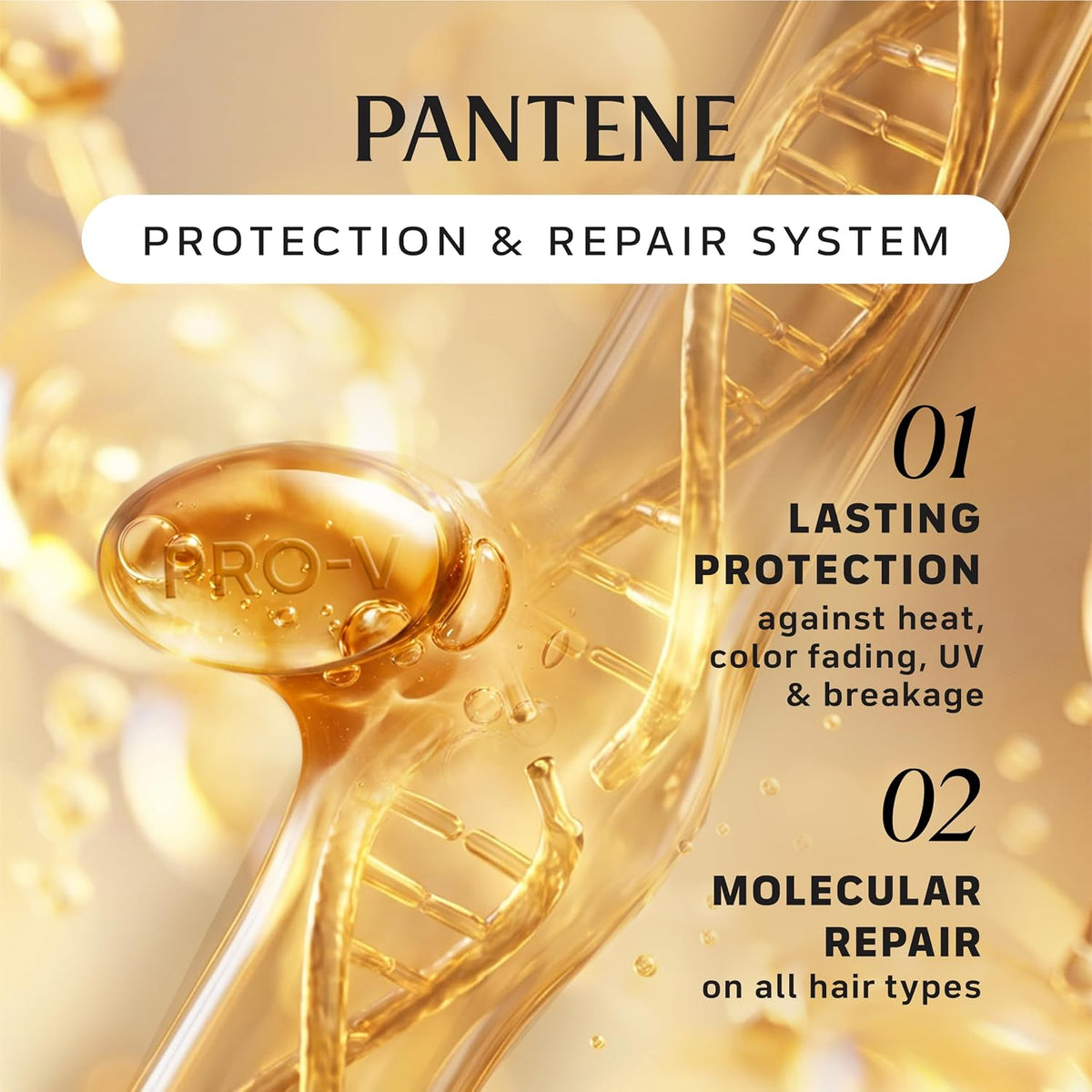 Pantene Deep Nourishing Cream to Mist Leave In Spray, Co-Created with Abbey Yung, Heat Protectant & Detangler Spray for 