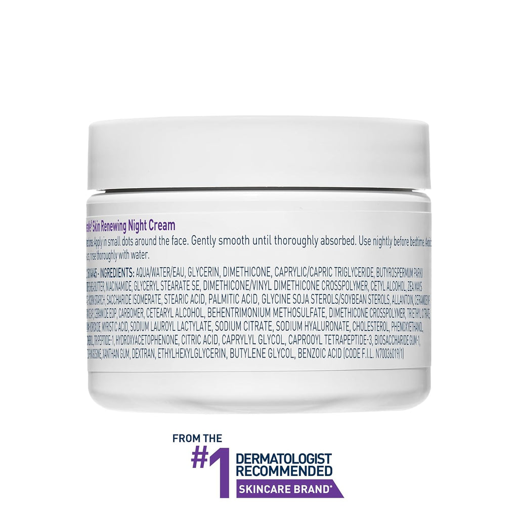 CeraVe Night Cream, Facial Moisturizer with Peptides & Niacinamide, 1.7oz