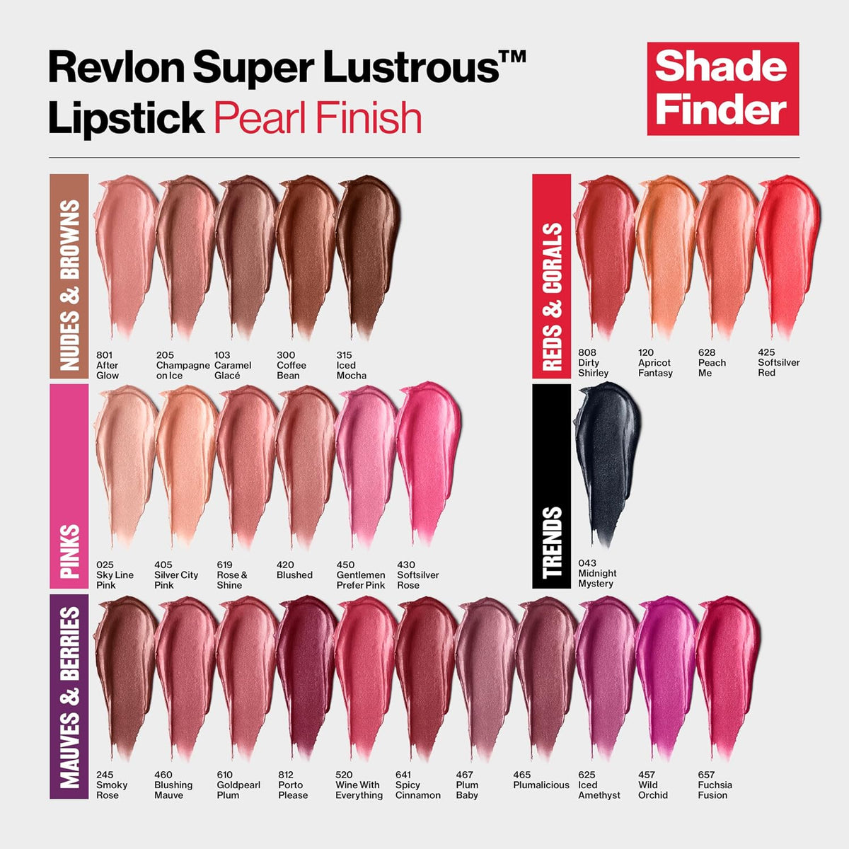 Revlon Super Lustrous Lipstick, 315 Iced Mocha, 0.15 oz