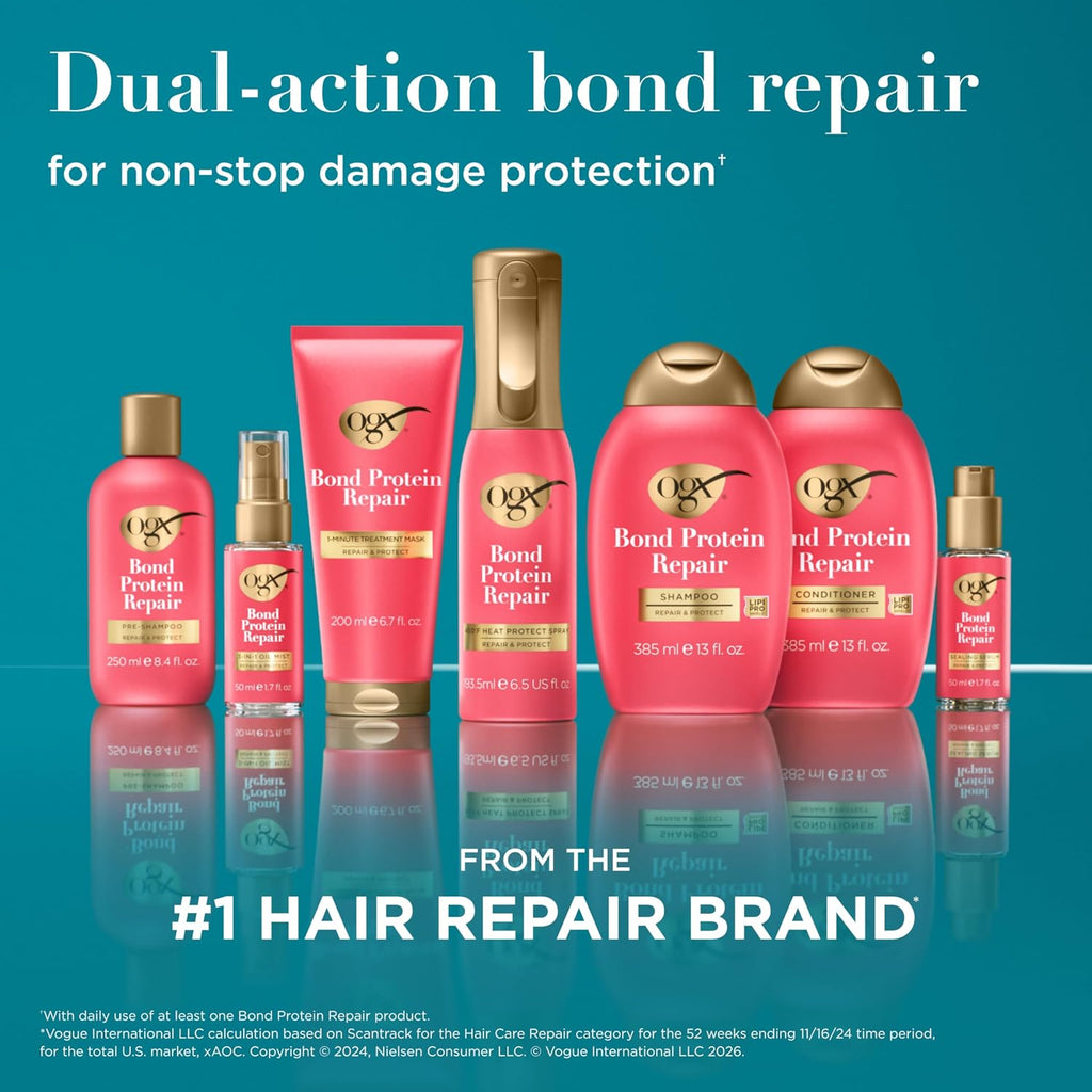 OGX Repair & Protect Bond Protein Repair Treatment Mask, 6.7 fl. oz