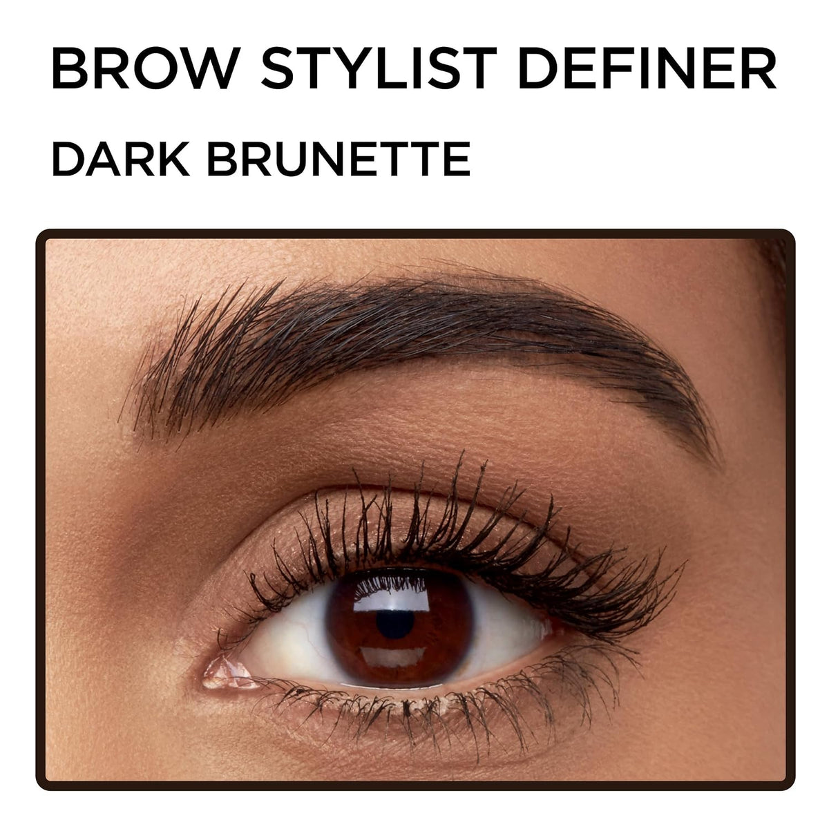 L'Oreal Paris Brow Stylist Definer Brow Pencil, Waterproof, Dark Brunette