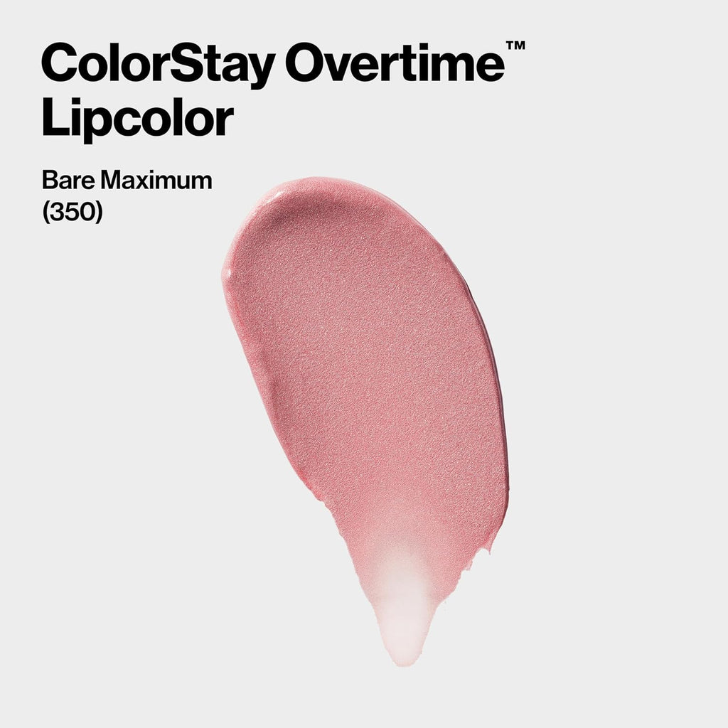 Revlon ColorStay Overtime Lipcolor, 350 Bare Maximum, 0.07 fl oz