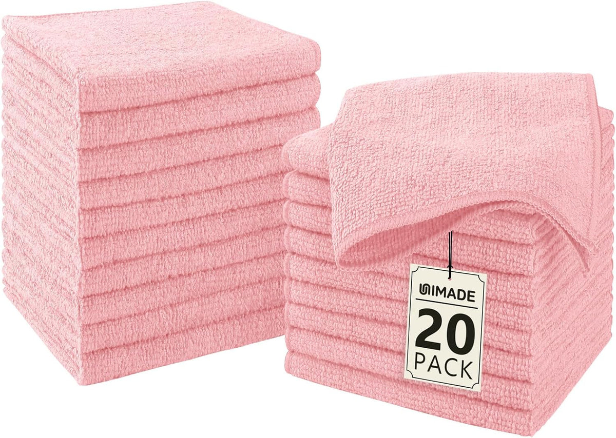 Washcloths 20 Pack Face Towels (12" x 12"), Highly Soft Wash Cloths
