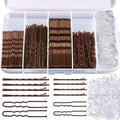 Teenitor 300Pcs Bobby Pins Hair Pins, Hair Pin for Women Bobby Pins Brown