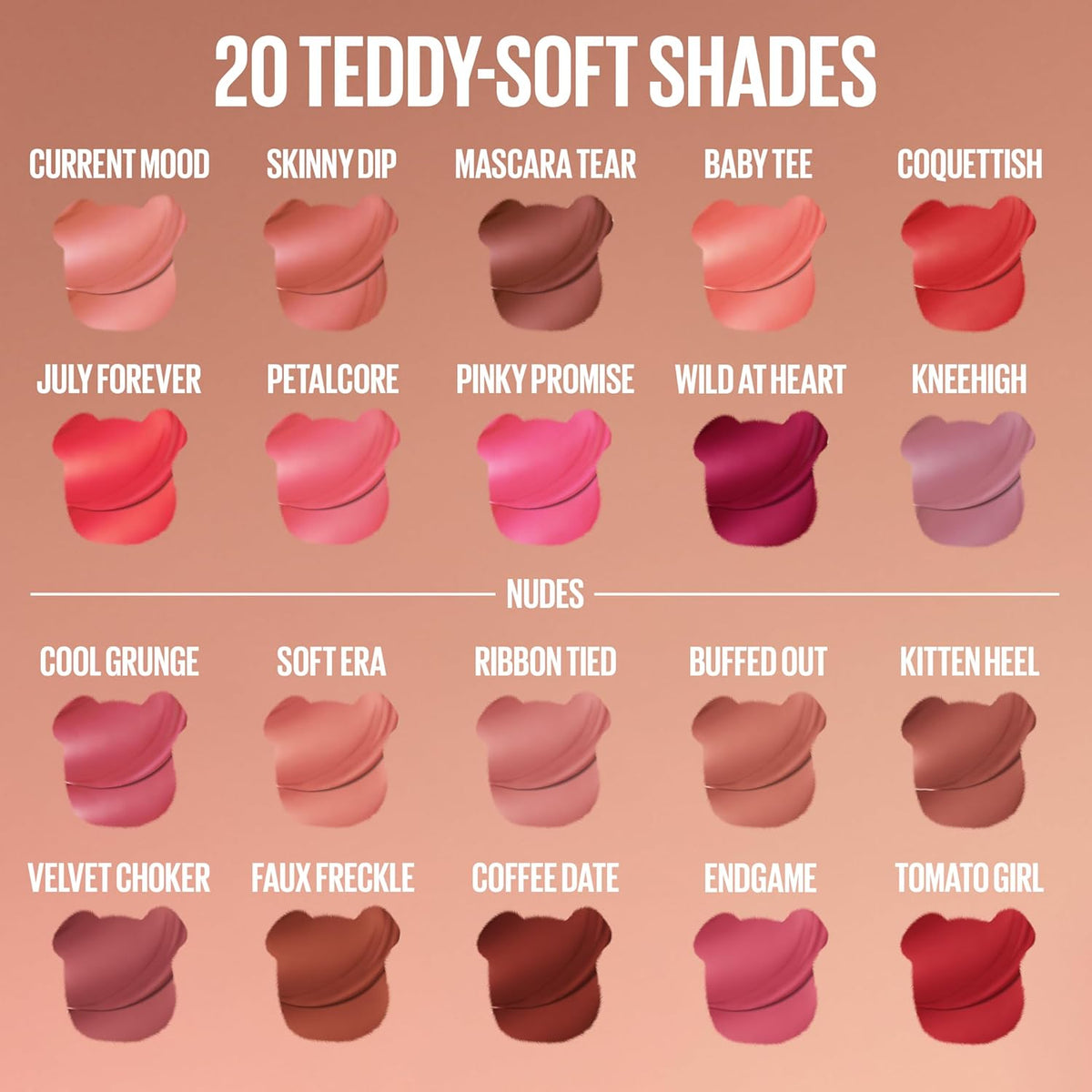 Maybelline Super Stay Teddy Lip Tint, Kneehigh, Pinky Mauve