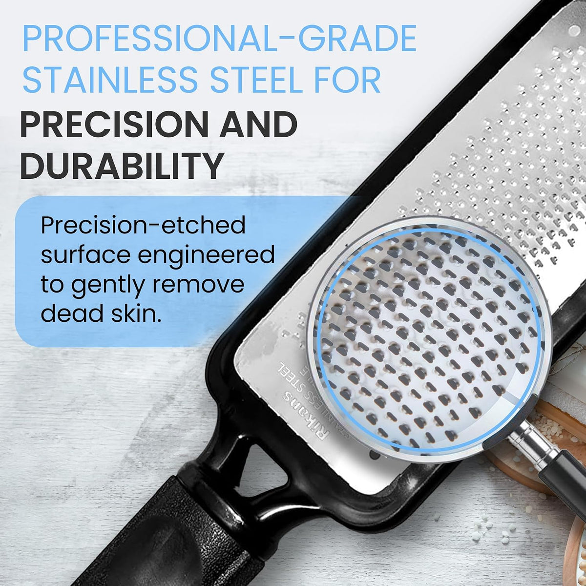 Rikans Colossal Foot File Foot Rasp Callus Remover for Soft Smooth Feet