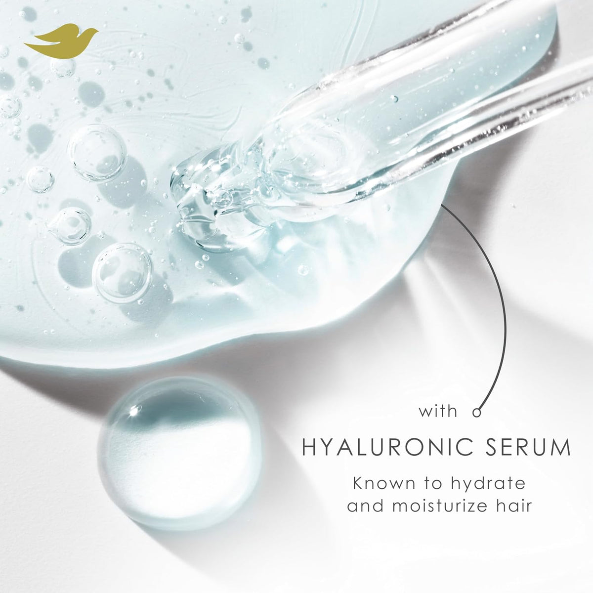 Dove Hyaluronic + Moisture Mask for Dry Hair with Hyaluronic Serum 9.2oz