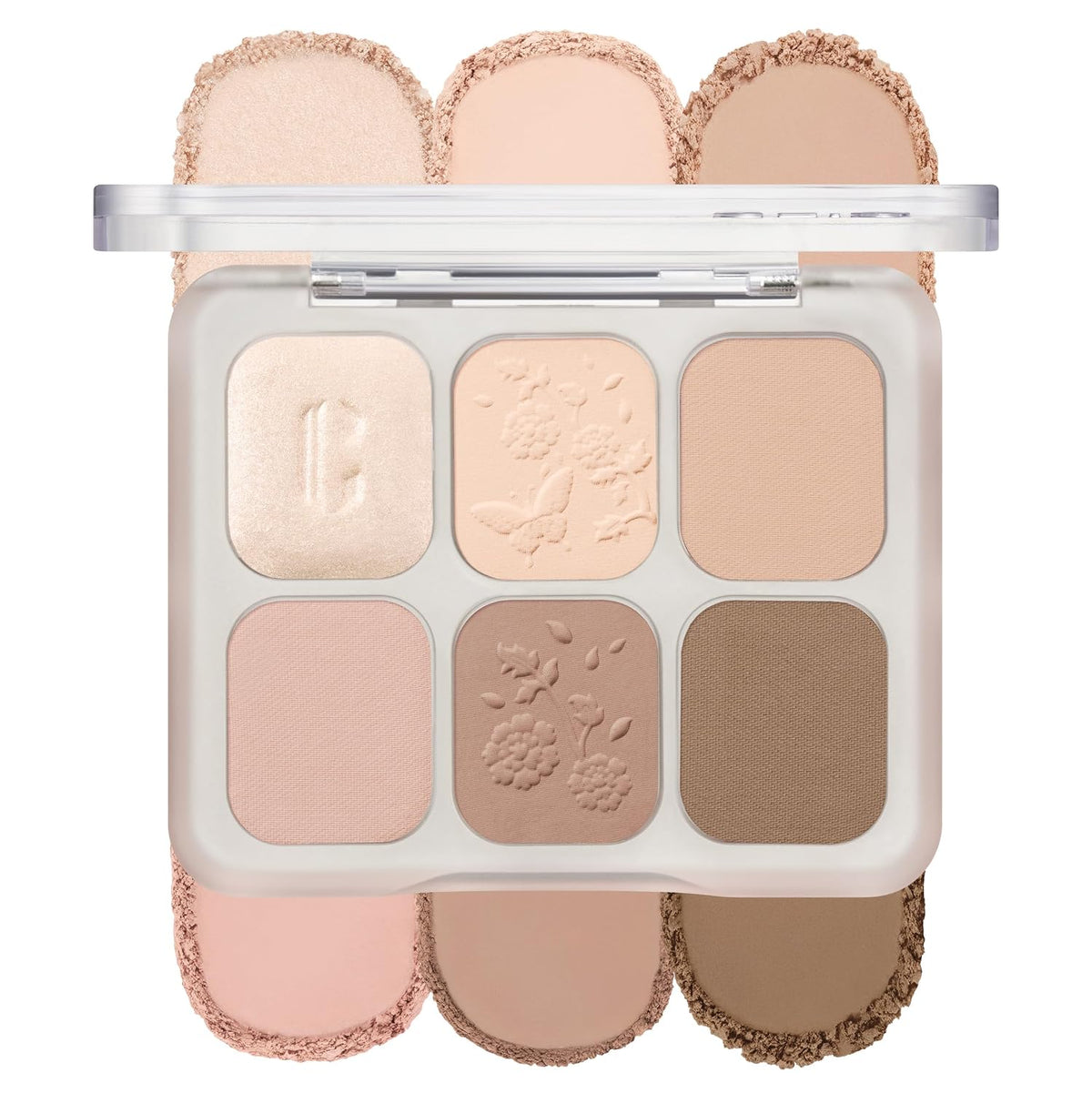 CLIO Muse Master Eyeshadow Palette, Korean Royal Heritage Edition, Baked Cream Powder Formula, Neutral Beige 6-Color wit