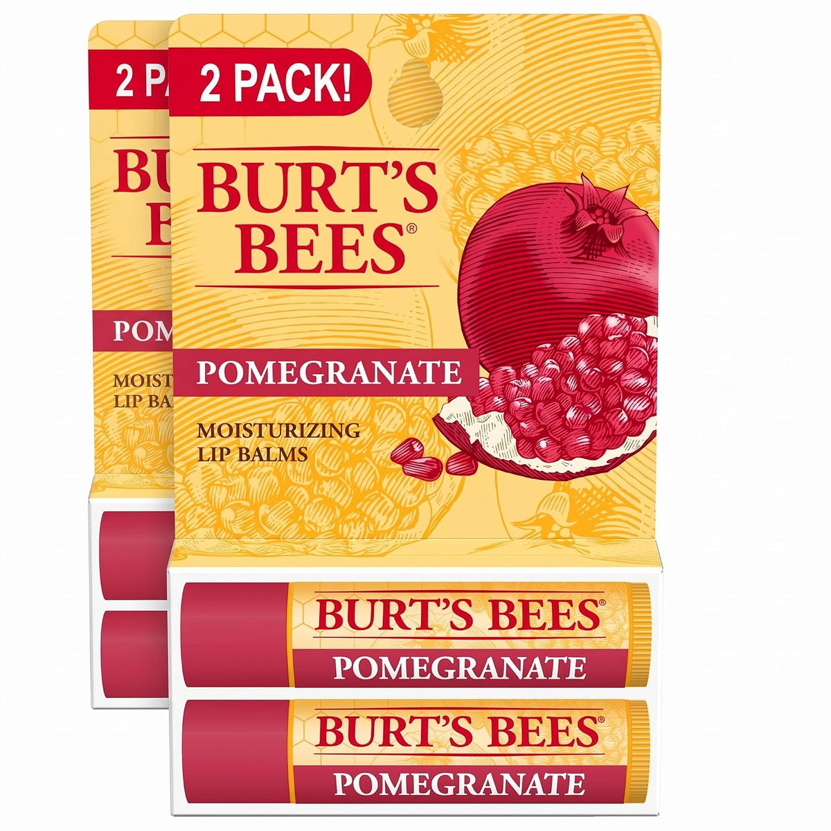 Burt's Bees Medicated Lip Balm, 0.15 oz., 2 Tubes