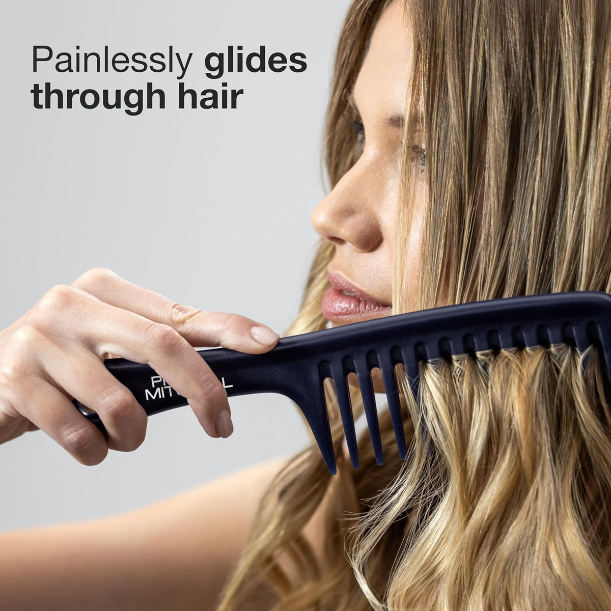 Paul Mitchell Detangler Comb, Wide Tooth Comb Detangles Wet or Dry Hair