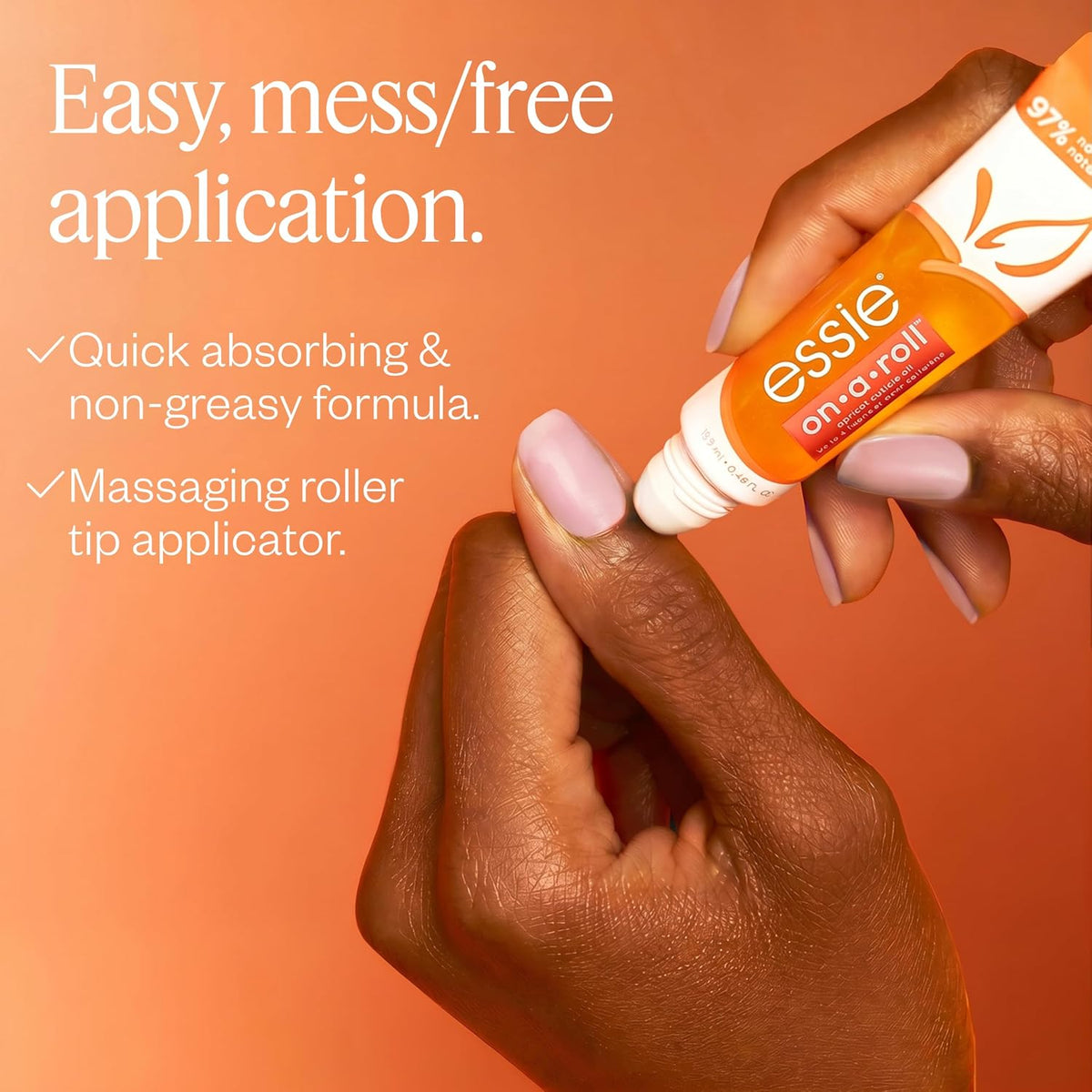 essie Nail Care, Apricot Cuticle Oil & Nail Treatment, On A Roll 0.46 fl oz