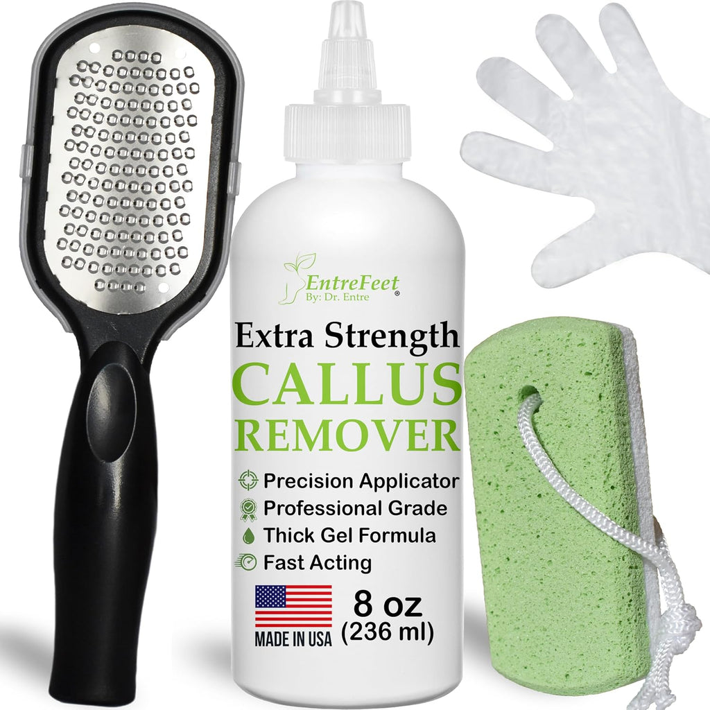 Callus Remover for Feet (Extra Strength 8 oz) Foot Callus Remover Gel