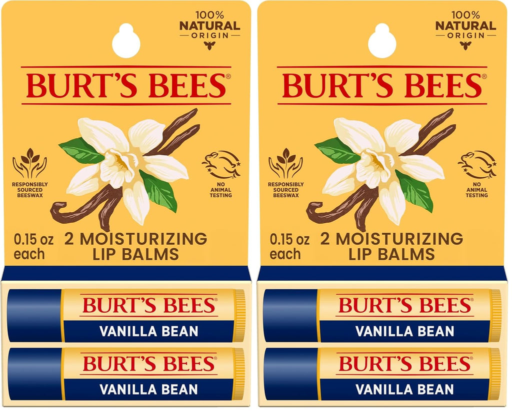Burt's Bees Medicated Lip Balm, 0.15 oz., 2 Tubes