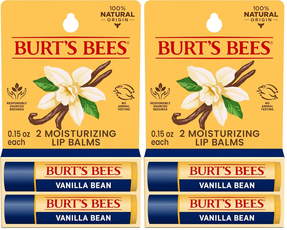 Burt's Bees Medicated Lip Balm, 0.15 oz., 2 Tubes
