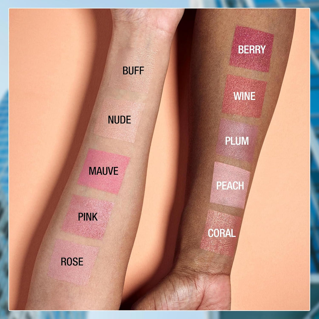 Maybelline Fit Me Powder Blush, Lightweight, Smooth, Blendable, Long-lasting All-Day Face Enhancing Makeup Color, Mauve,