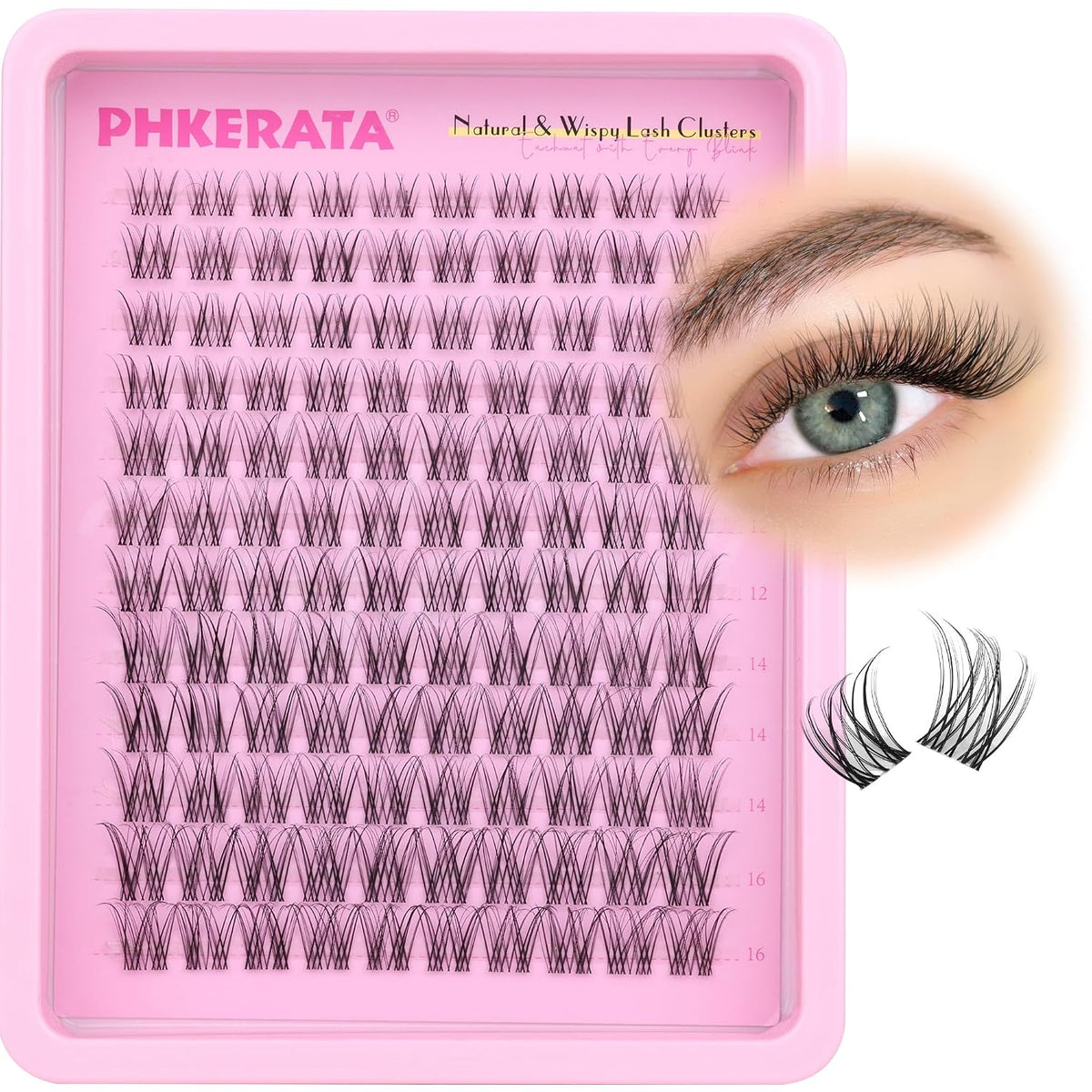 Natural Lash Clusters Wispy Eyelash Clusters, Eyelash Extensions