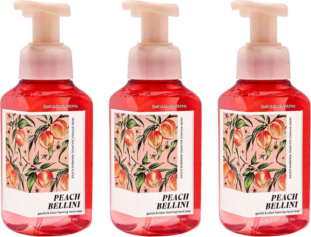 Bath & Body Works Foaming Hand Soap, Mahogany Teakwood, 3 Pack