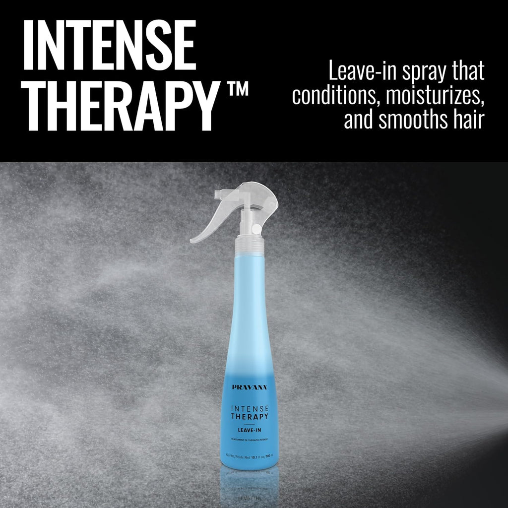 PRAVANA Intense Therapy Leave-In Conditioner Spray Treatment & Detangler | Instantly Detangles & Hydrates | Equalizes Ha