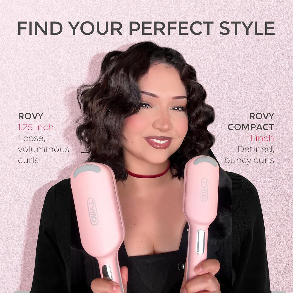 Curling Iron Hair Crimper Waver, TYMO ROVY Beach Waves Hair Curler
