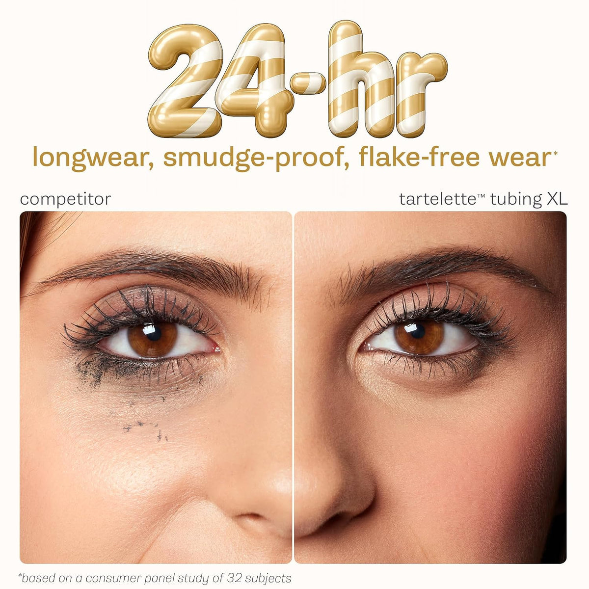 tarte tartelette XL tubing mascara – Lash Extensions in a Tube with Peptide, Extra-Bold Buildable Lifted Length & Volume