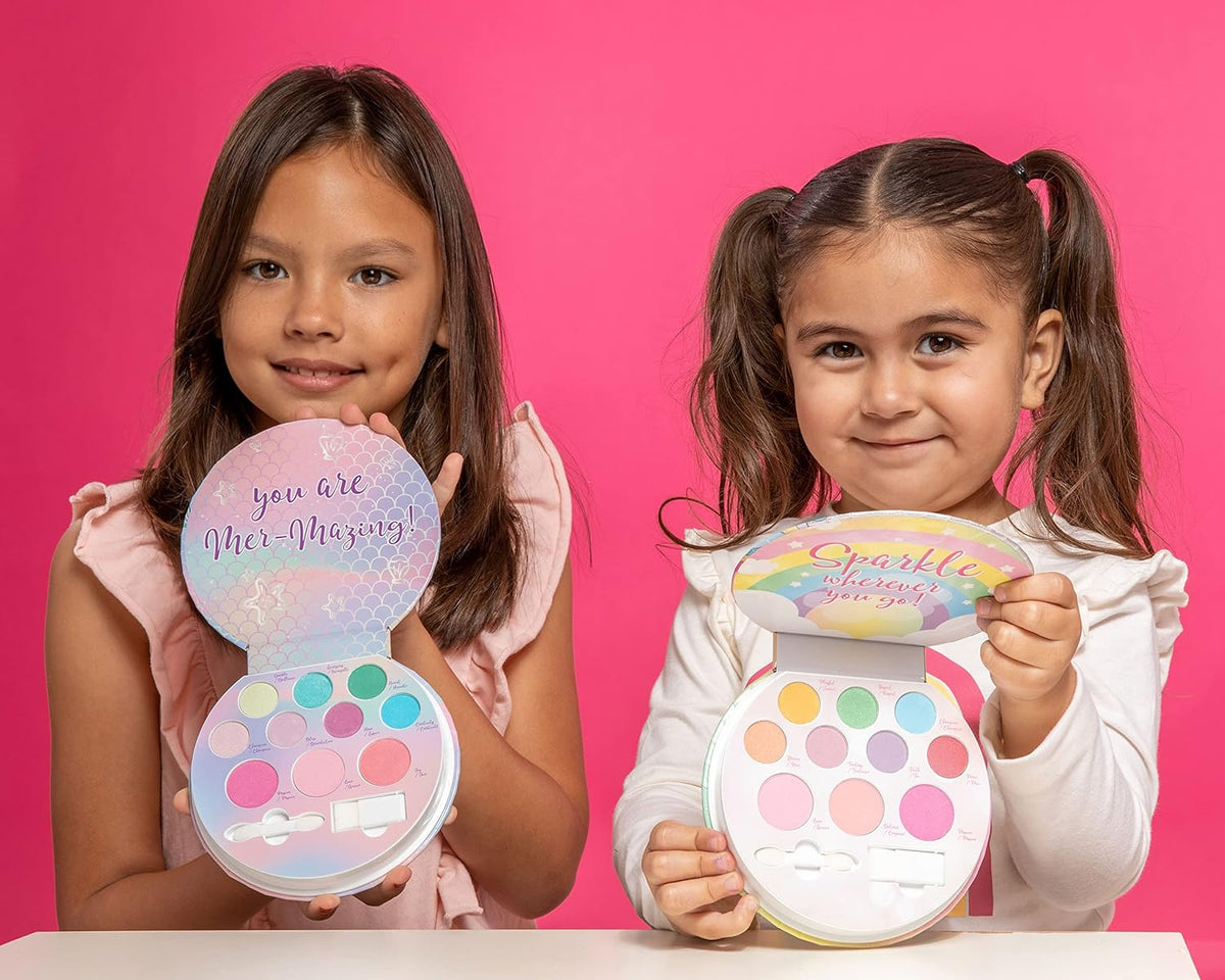 Lip Smacker Sparkle & Shine Eyeshadow Makeup Palette, Mermaid Palette Shimmer | Christmas Make Up Collection | Holiday P
