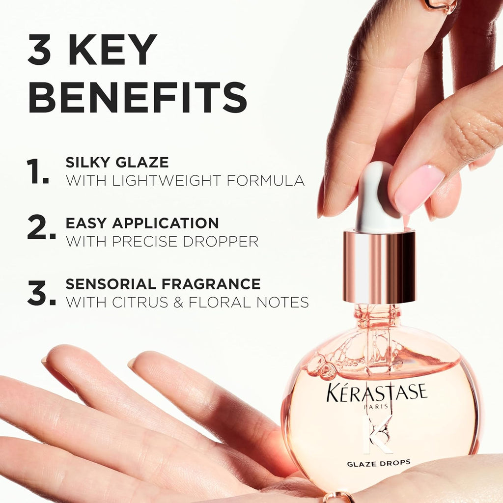 Kerastase Gloss Absolu Glaze Drops Hair Oil – Anti-Frizz & High Shine
