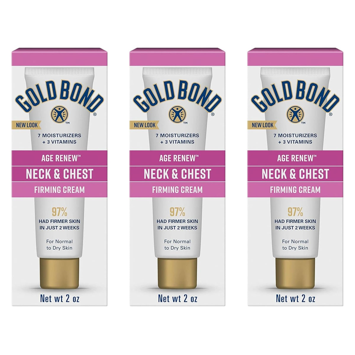 Gold Bond Age Renew Neck & Chest Firming Age Renew Cream, 2 oz
