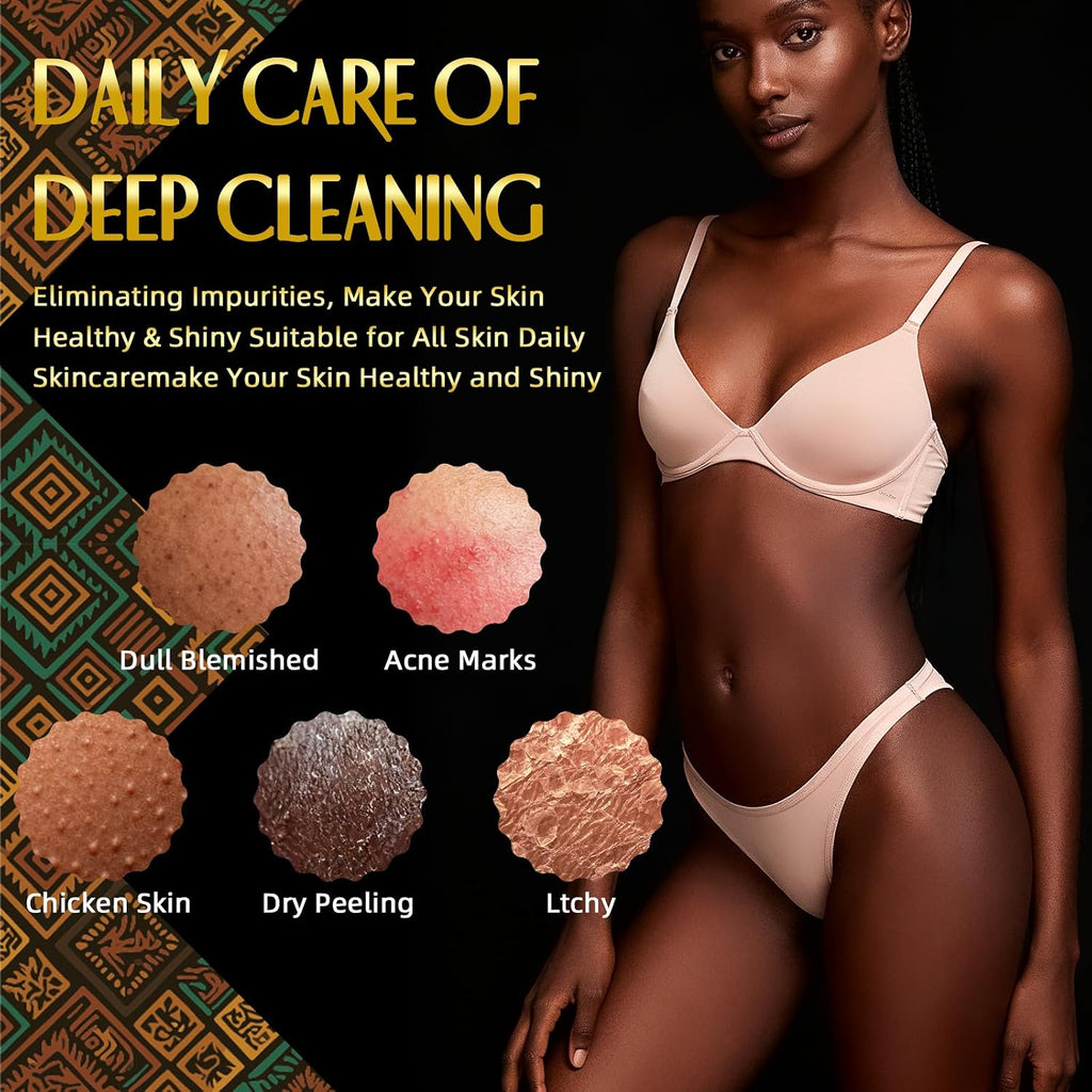 3 Pack African Net Sponge, African Exfoliating Net Bath Sponge Long Net Bath Sponge Exfoliating Shower Body Scrubber Bac
