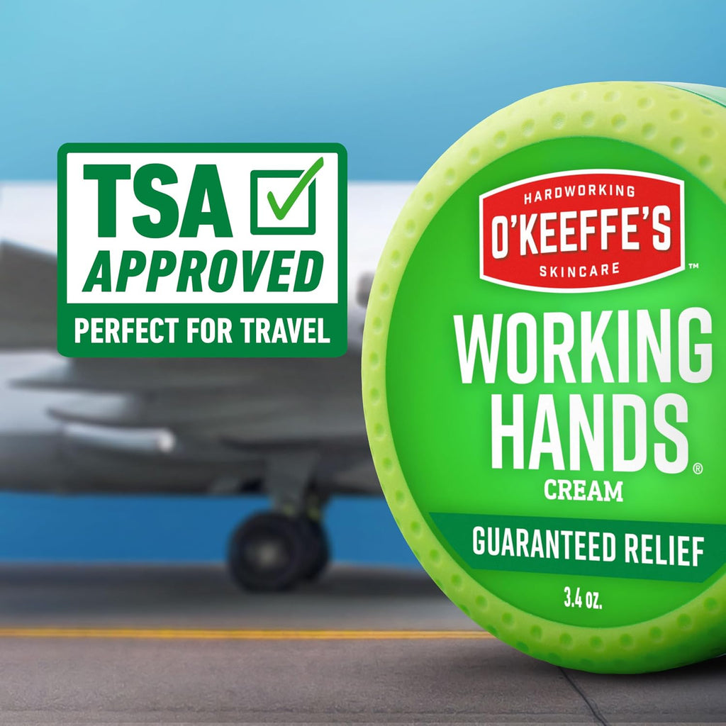 O'Keeffe's Working Hands Cream for Extreme Dryness, 3.4 oz, 2-Pack