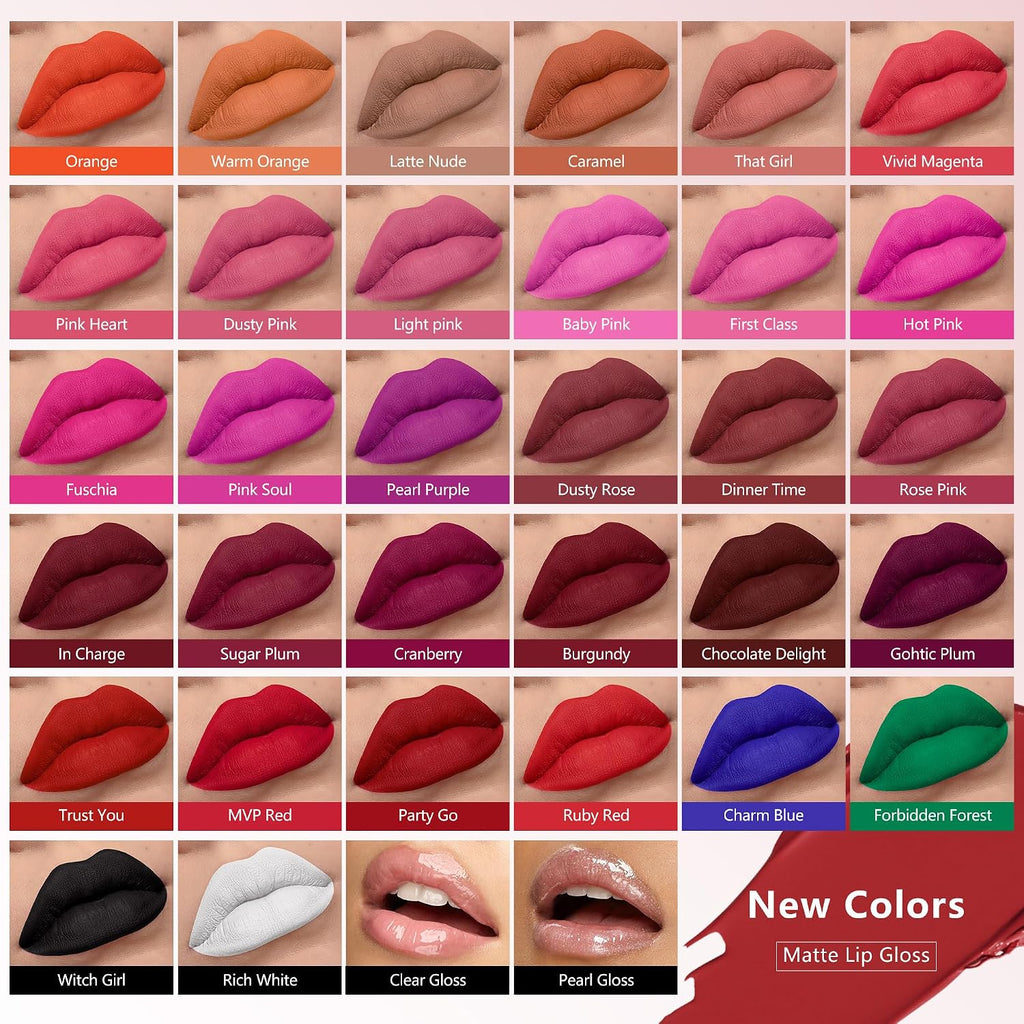 MAKI YIKA Red Lipstick Matte for Women Color Stay Long Lasting Lipsticks