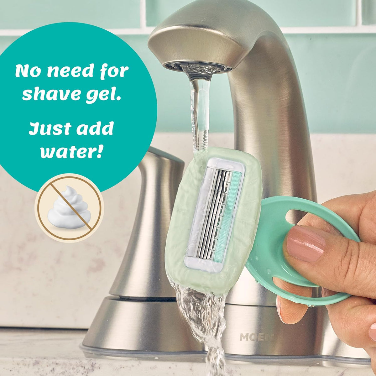 Schick Intuition Go 2-in-1 Mini 4-Blade Razor for Women, 1 ct