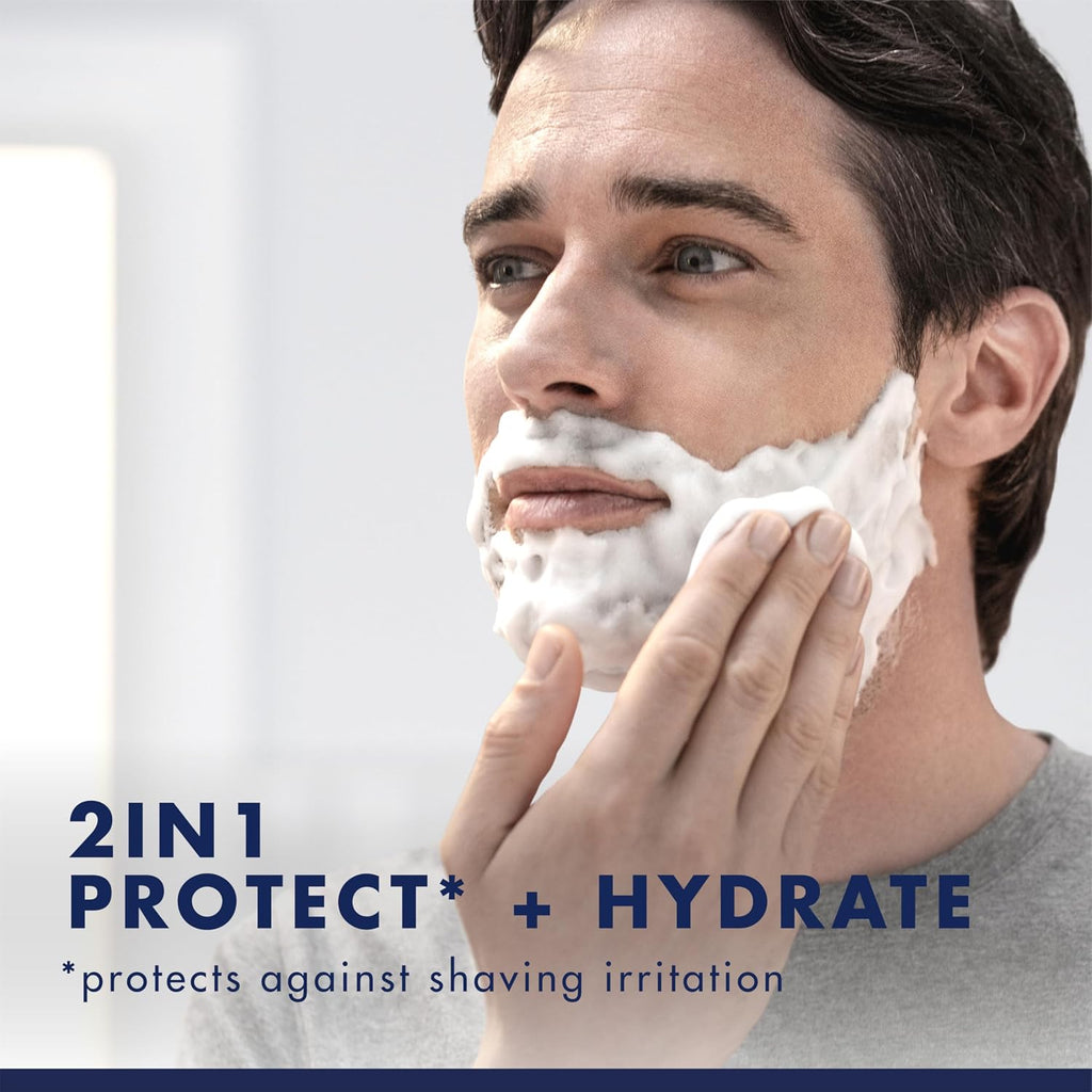 Gillette PRO Shaving Gel For Men Cools To Soothe Skin And Hydrates Facial Hair, TWIN PACK - Total 14oz, ProGlide Sensiti