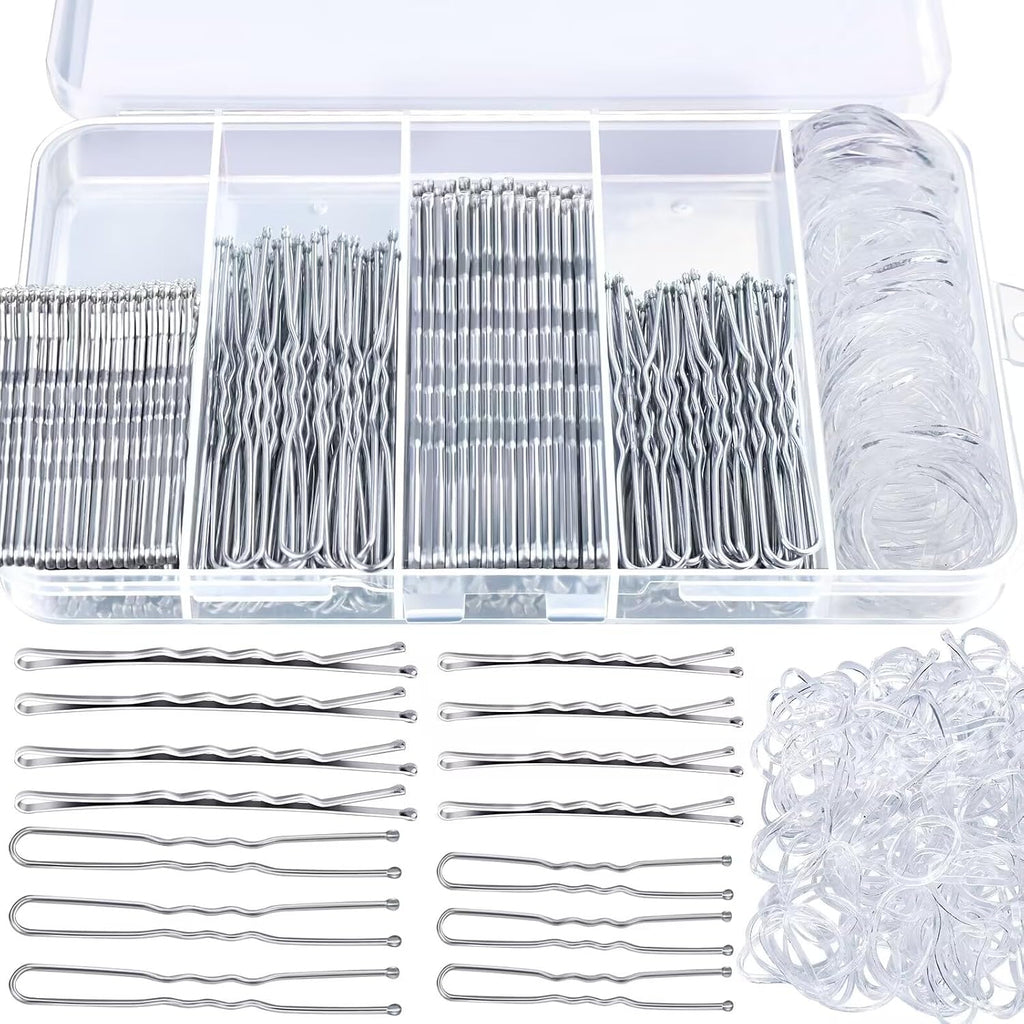 Teenitor 300Pcs Bobby Pins Hair Pins, Hair Pin for Women Bobby Pins Brown