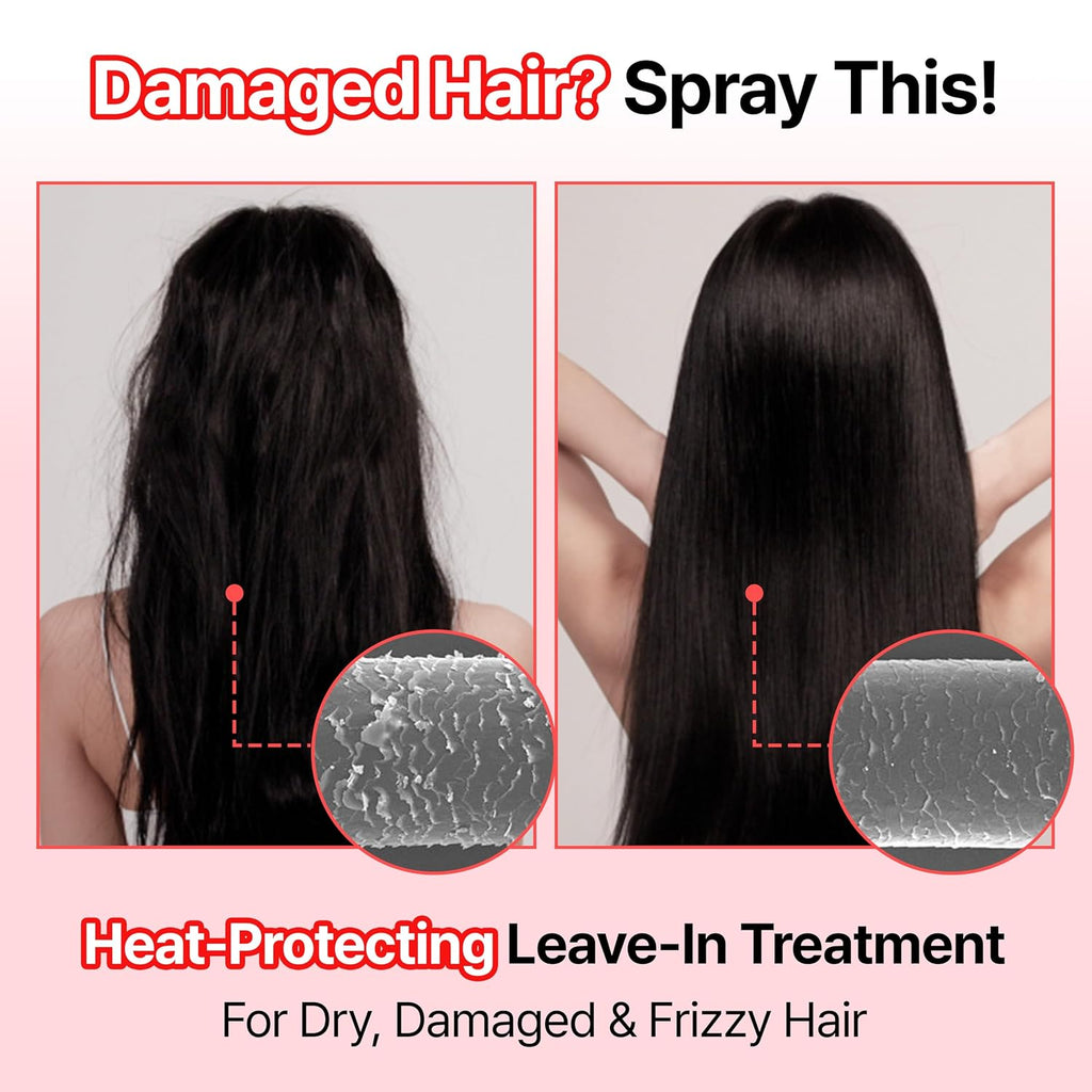 GROWUS Leave-In Conditioner Spray | Heat Protection | Korean Hair Care