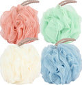 Loofah Sponge Shower Loofahs 4 Colors Bath Sponges Body Scrubbers