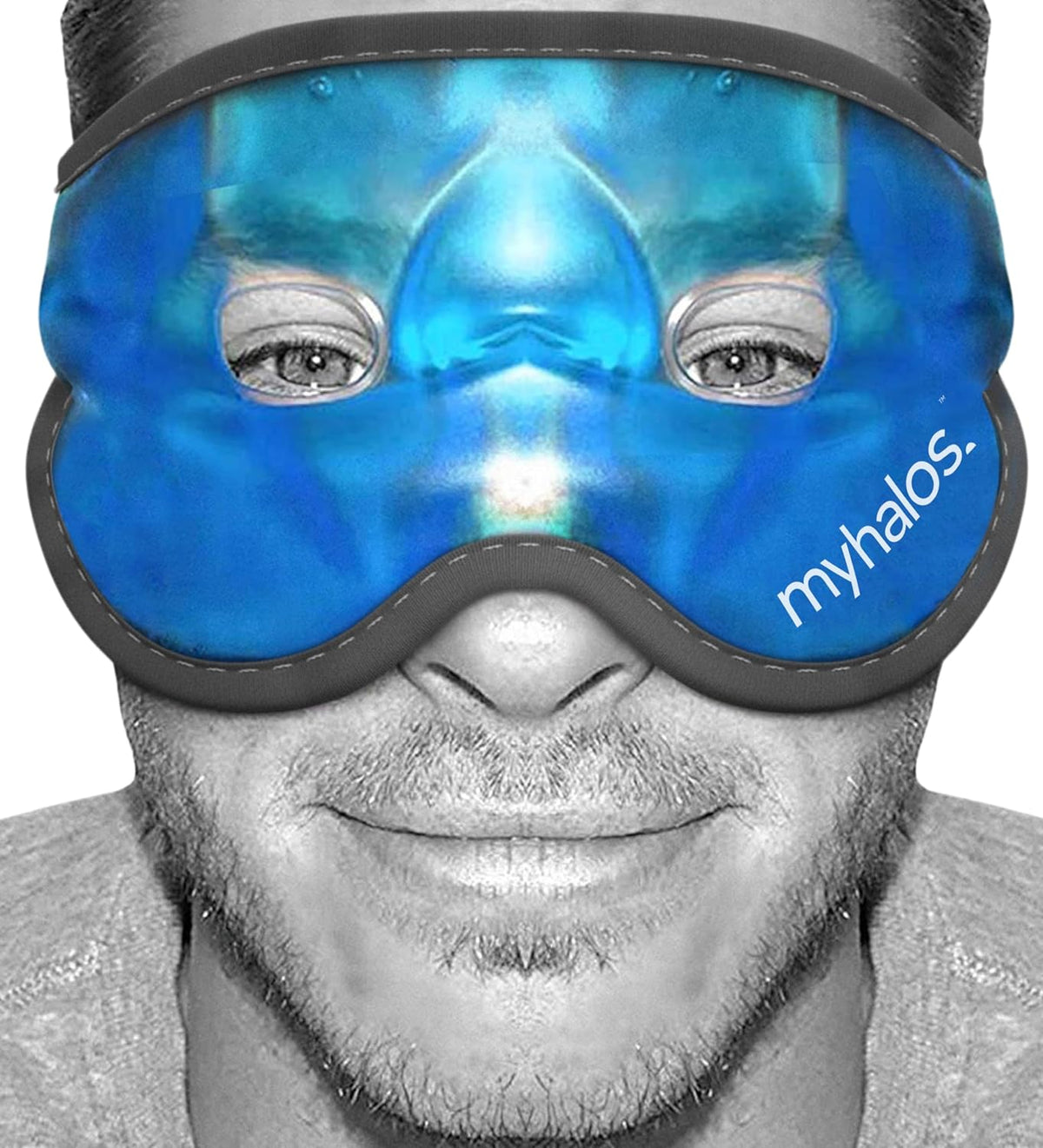 MyHalos Cooling Gel Eye Mask, Cold Ice Pack for Puffy Eyes & Dark Circles