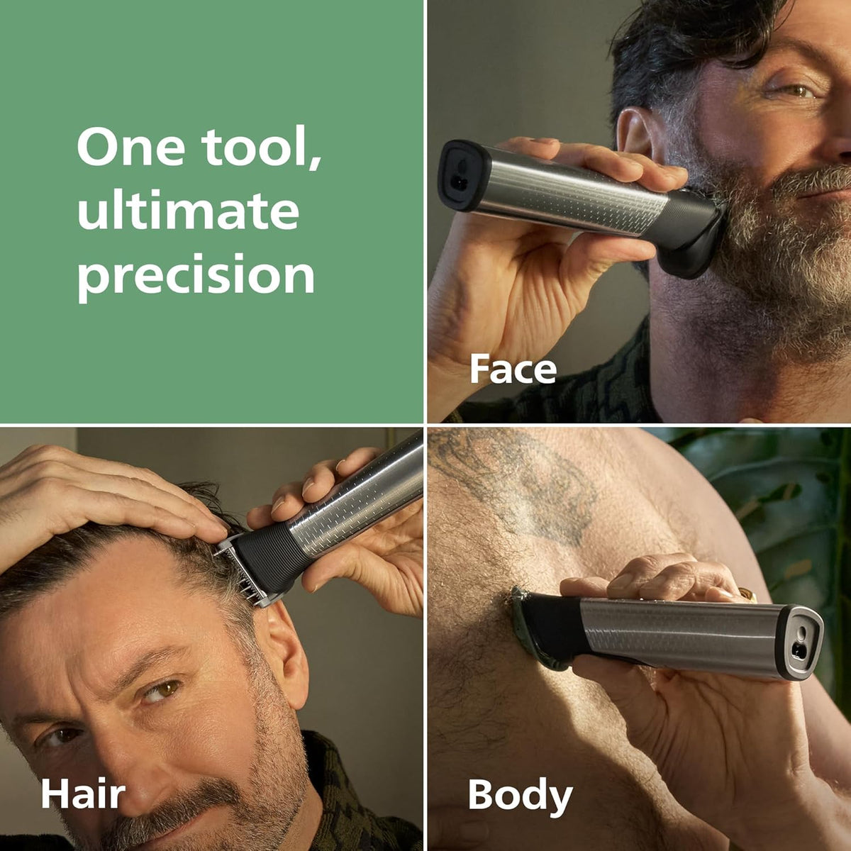 Philips Norelco All-in-One 9000 28-in-1 Trimmer, Face, Hair & Body, Steel