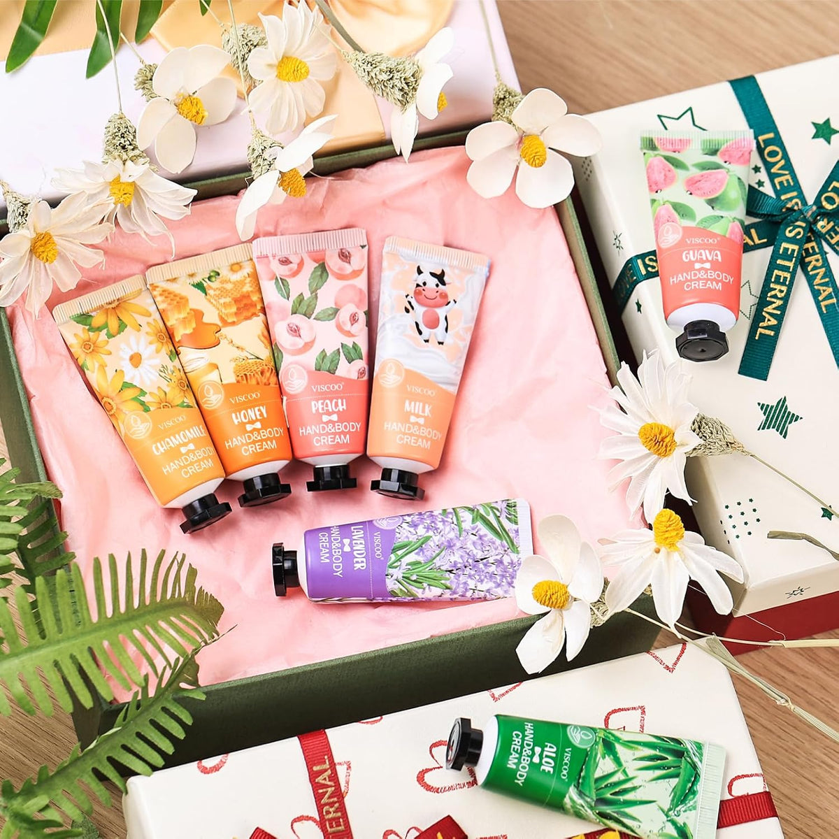 7 Pack Hand Cream Gifts Set for Women, Christmas Gifts for Women