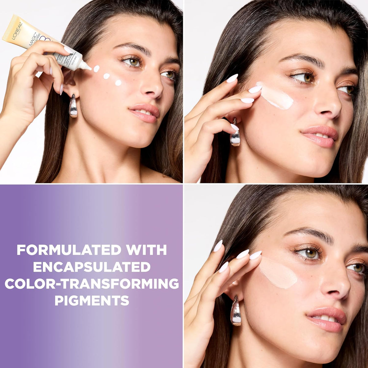 L'Oreal Paris Magic BB Cream, Hydrating Skin Beautifier & Color Changing Foundation, Light Coverage, Anti-Redness, 1 fl 