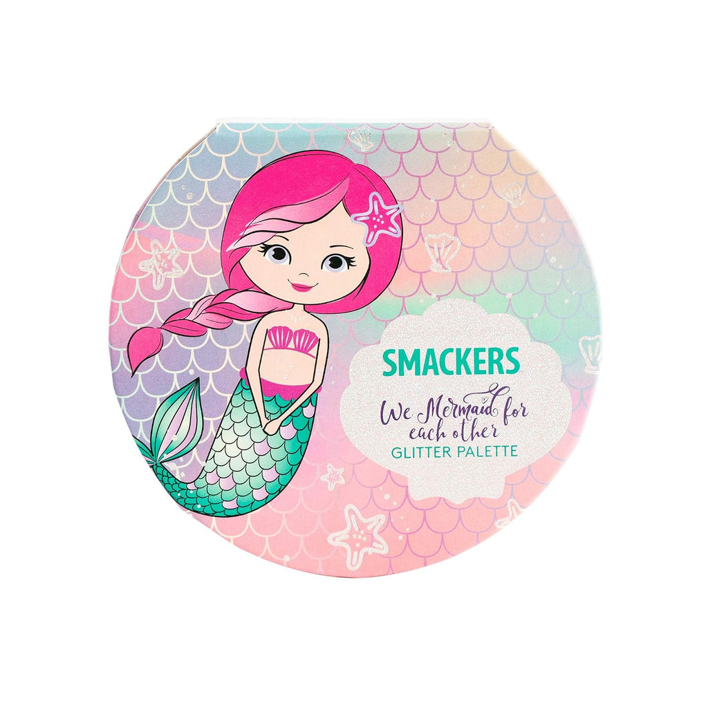 Lip Smacker Sparkle & Shine Eyeshadow Makeup Palette, Mermaid Palette Shimmer | Christmas Make Up Collection | Holiday P