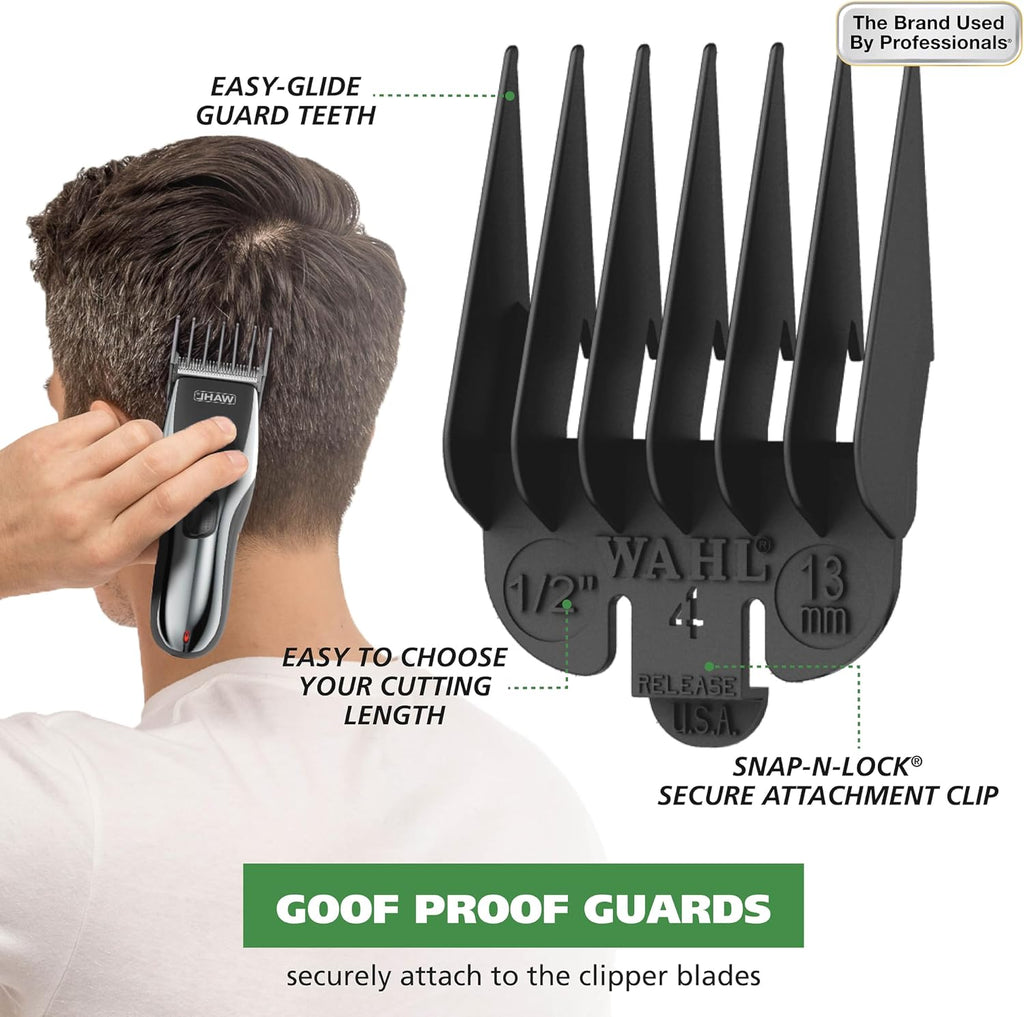 Wahl Clipper Rechargeable Cord/Cordless Haircutting & Trimming Kit