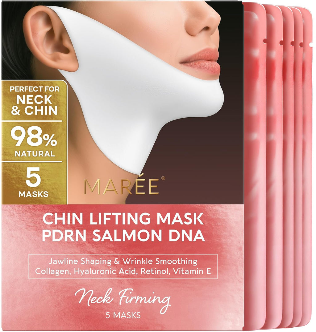 MAREE V Line Lifting Mask - Gold Face Lift Tape & Double Chin Lifting Mask