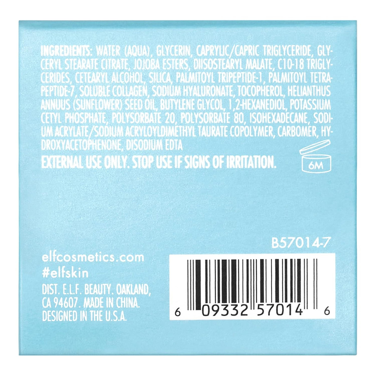 e.l.f. SKIN Holy Hydration! Eye Cream, Rich Hydrating Eye Cream For Minimizing Dark Circles, Infused With Hyaluronic Aci