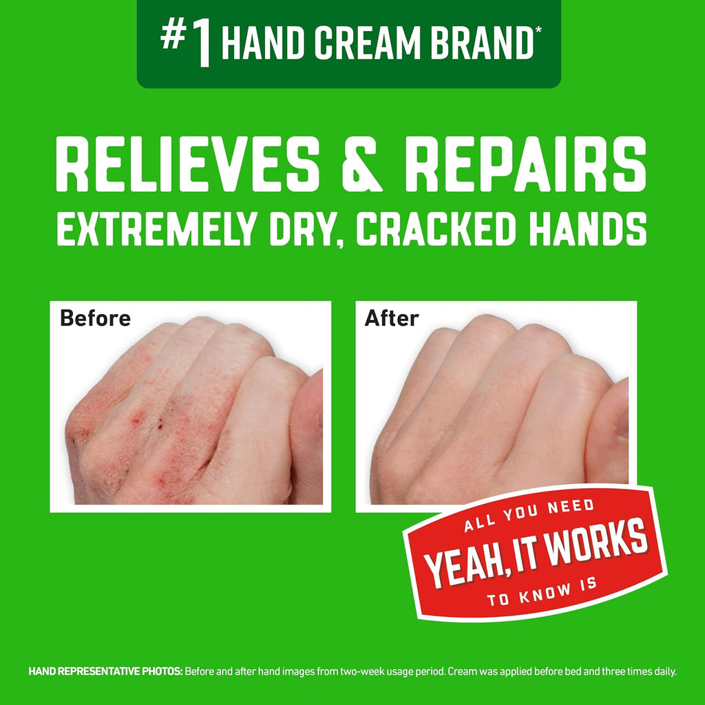O'Keeffe's Working Hands Hand Cream for Extreme Dryness - 3 oz Tube (2 Pack) - Repairing Skincare for Cracked, Dry Hands