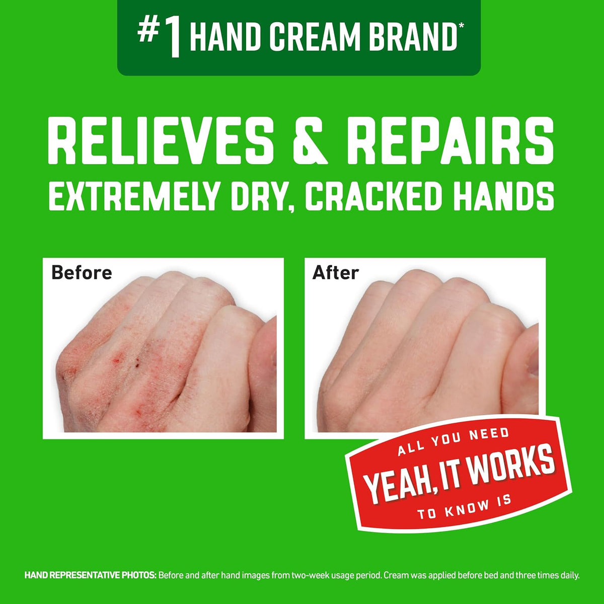 O'Keeffe's Working Hands Hand Cream for Extreme Dryness - 3 oz Tube (2 Pack) - Repairing Skincare for Cracked, Dry Hands