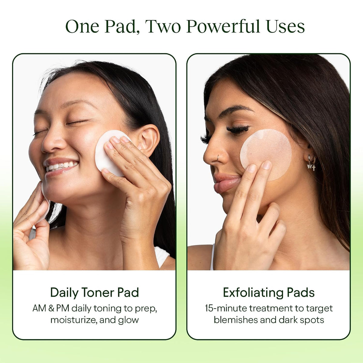 JIYU Toner Pads - Korean Skincare for Dark Spots, Wrinkles & Dull Skin - Hydrating Facial Treatment with Snail Mucin, Ni